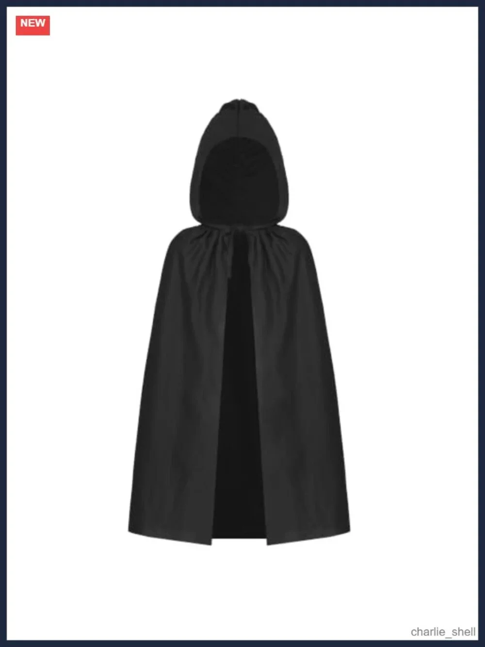 Kids Hooded Cloak Cape Polyester Halloween Costume Boys Girls